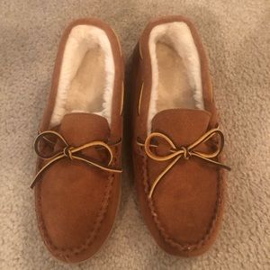 Brand new J.Crew Men’s Moccasin Slippers
